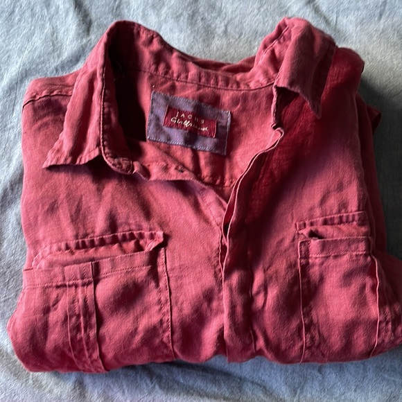 Jachs Girlfriend Linen Shirt Dress - Picture 2 of 6